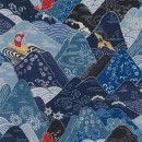 Furano Col. 101 Navy - Bark Cloth